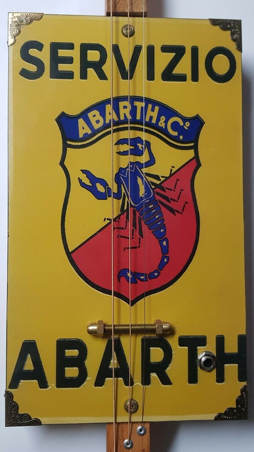 Abarth 3tpv Cigar Box Guitar MATTEACCI'S