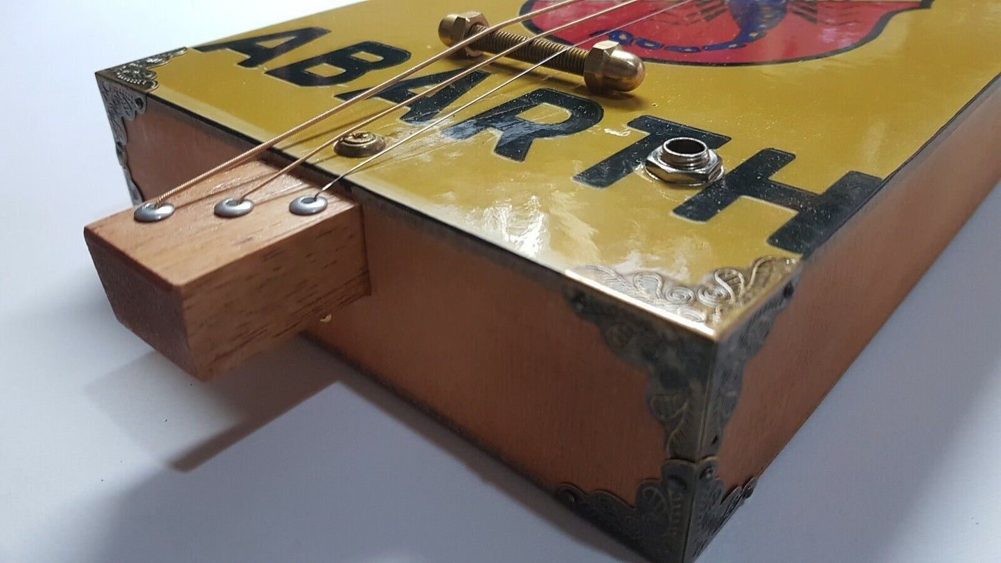Abarth 3tpv Cigar Box Guitar MATTEACCI'S