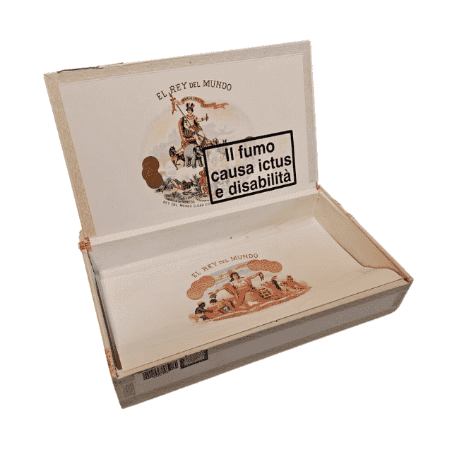 Scatola di Sigari Vuota "El Rey del Mundo" per Cigar Box Guitars