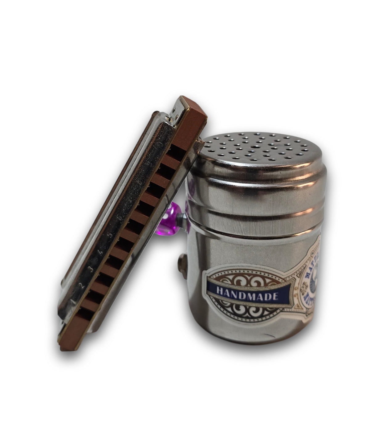 Tin Can microfono universale per armonica a bocca Matteacci's