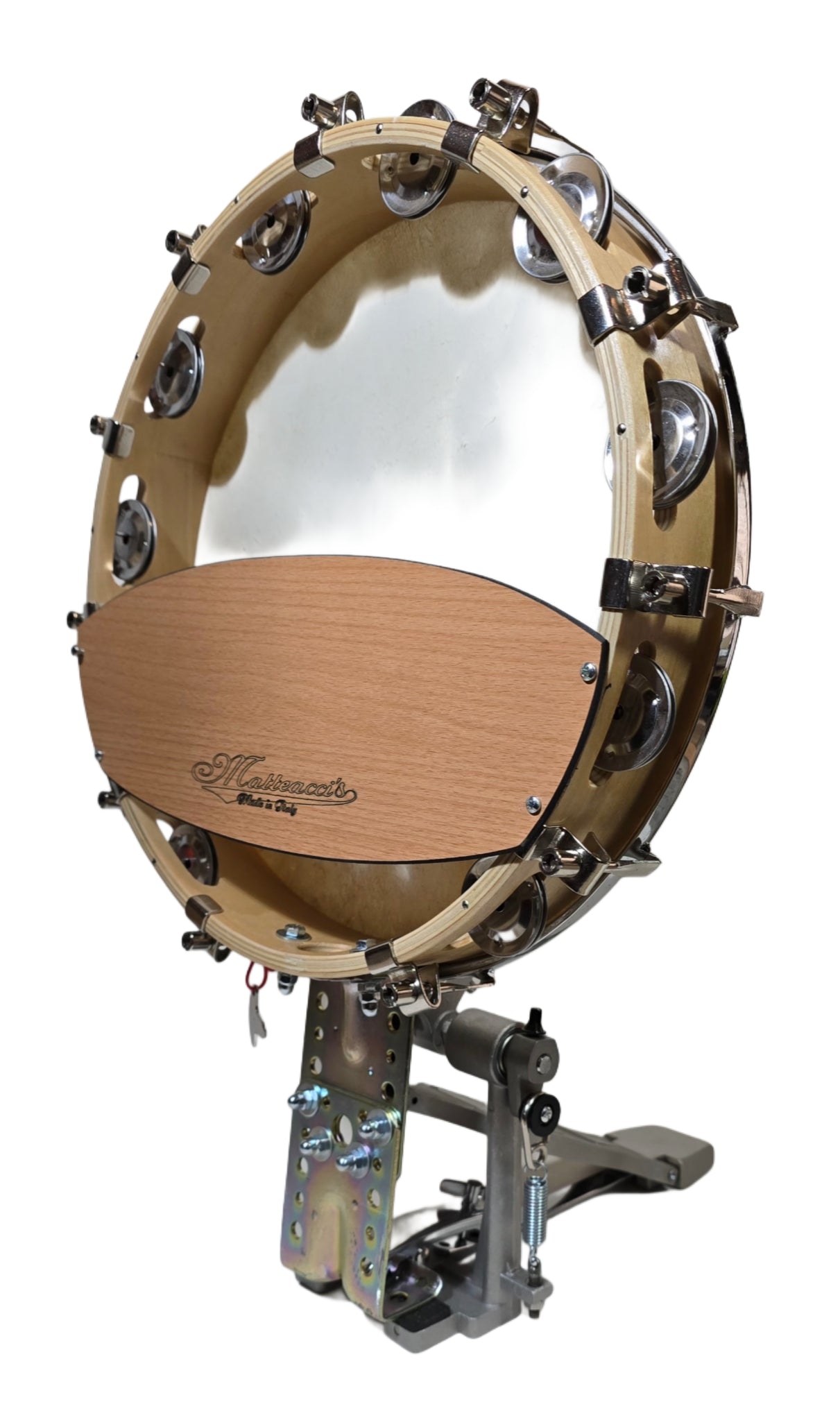 Tamburello con piattini a pedale By Matteacci's Italy