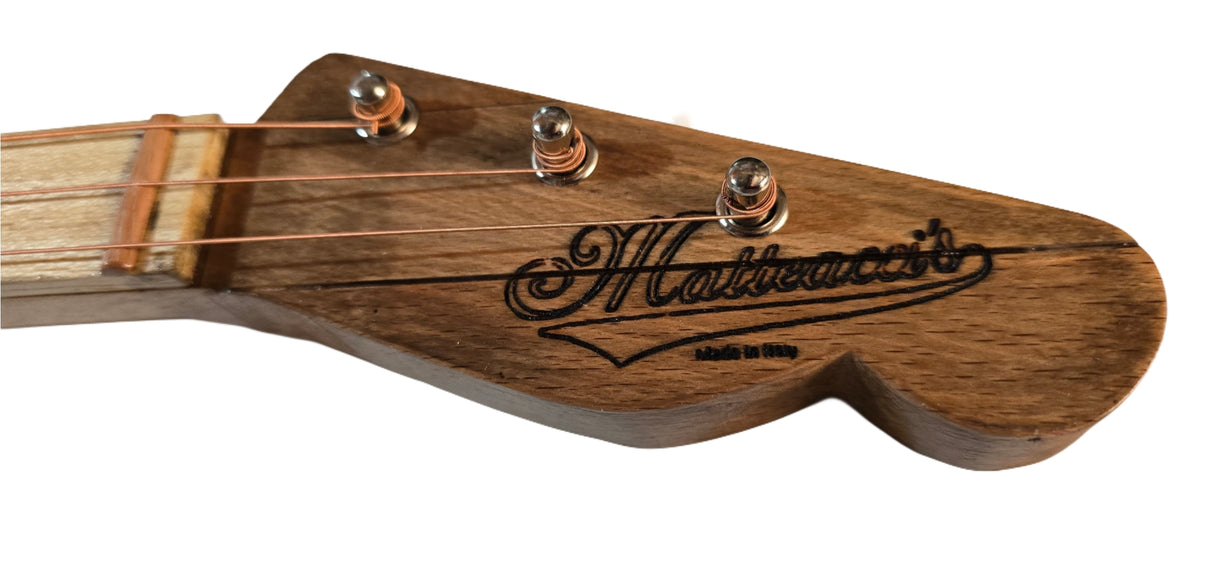 Mini Tele cigar box guitar Matteacci's Made in Italy