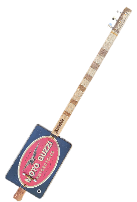 Guzzi 3tpv cigar box guitar Matteacci's Made in Italy
