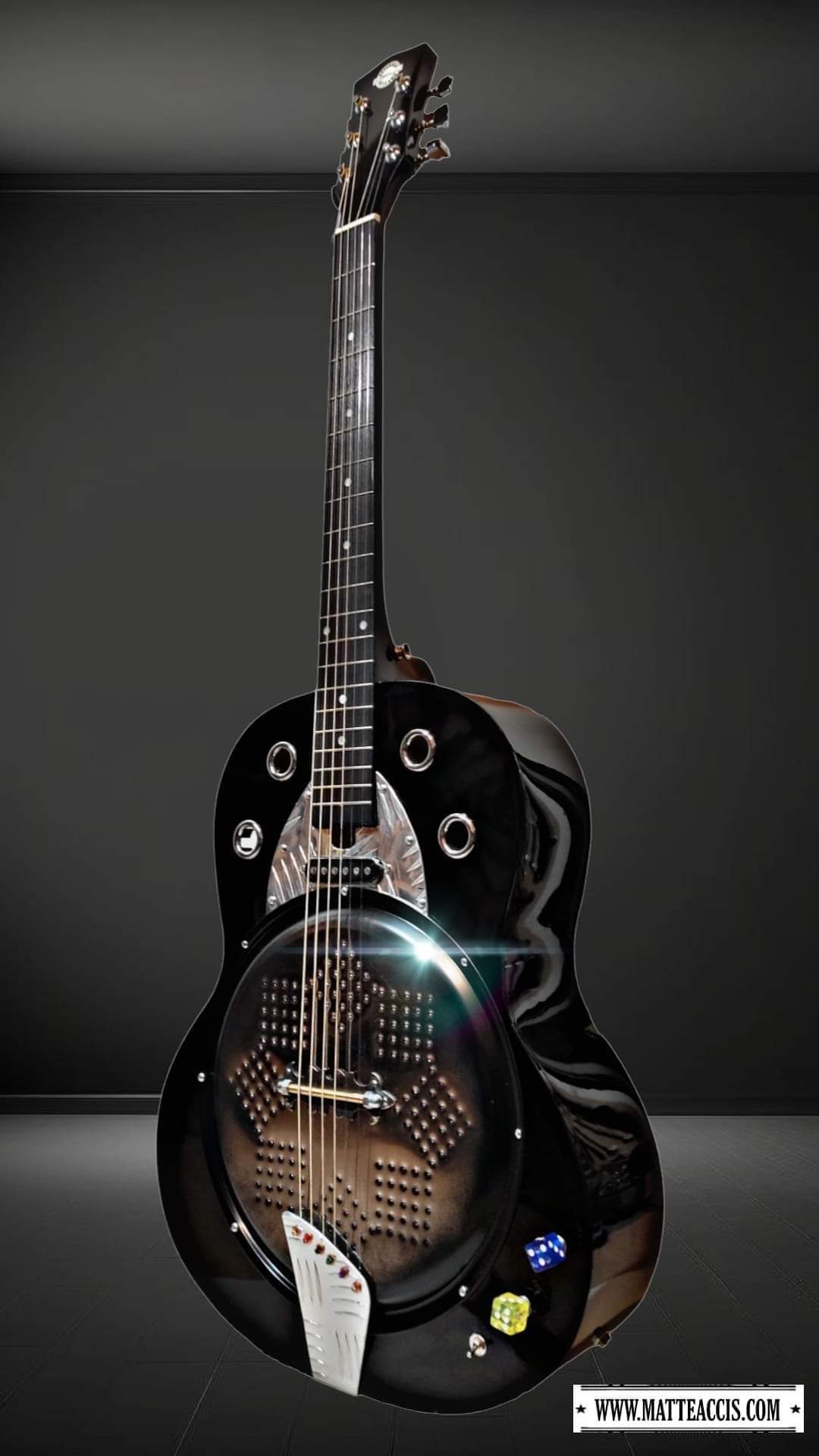 In arrivo il nuovo sistema di amplificazione del suono delle chitarre resofoniche artigianali modello Resobelle