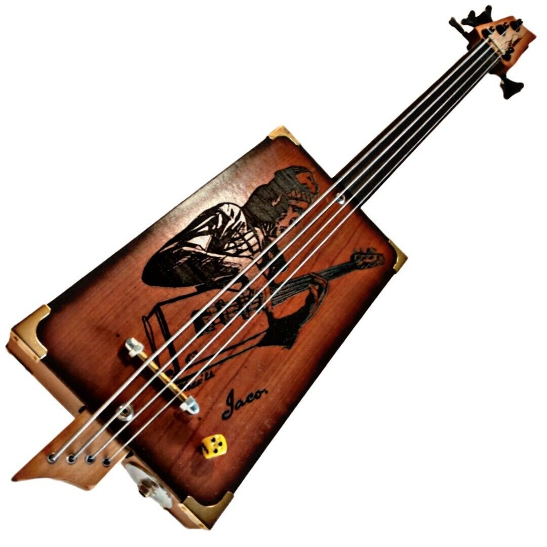 Jaco Bass Cigar Box Guitars