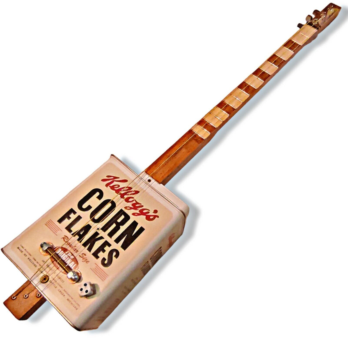 Kellogg's 3tpv Cigar Box Guitar