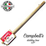 Cigar Box Guitar Campbell's Diddley bow one string. Robert Matteacci