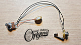 Pickup piezoelettrico con volume per Cigar Box Guitar pre-cablato