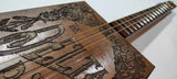 The Delta blues Cigar Box Guitar 4 strings Special G.P.S. By Robert Matteacci