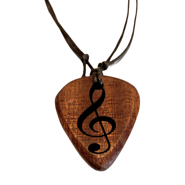 Necklace plectrum of the Musician with the violin clef