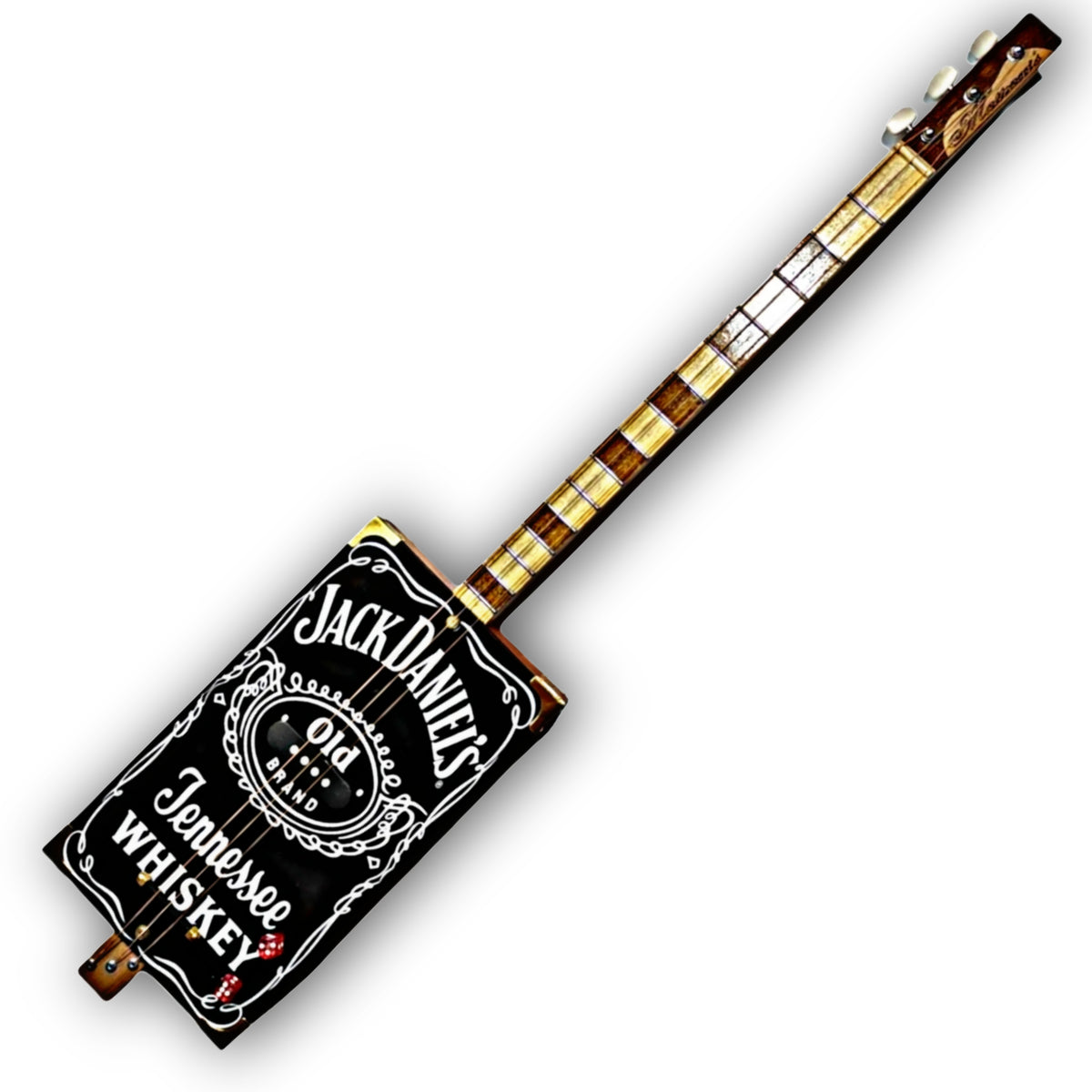 Jack Daniel's 3tpv special Cigar Box Guitar – Matteacci's Cigar Box Guitar