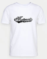 T-shirt Logo piccolo White bianca Matteacci's Guitars