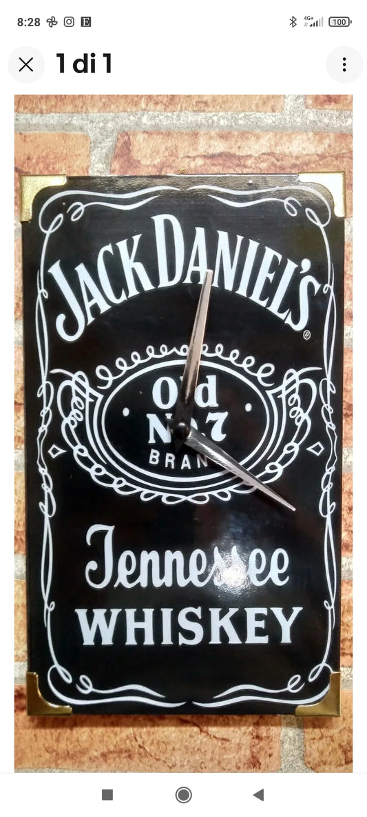 Orologio da parete Jack Daniel's old stile