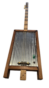 Washboard Electric Guitar 3 tpv Cigar Box Matteacci's