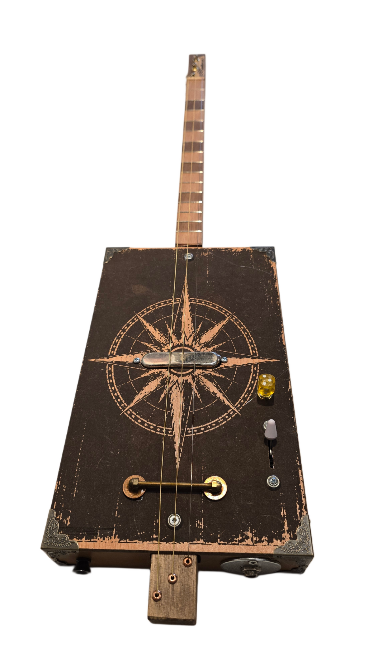 Cigar Box Guitar "Compass Rose"
