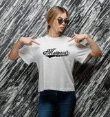 T-shirt Logo piccolo White bianca Matteacci's Guitars