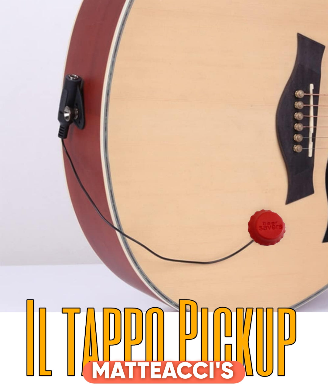 Pick up Tappo Piezo Contact Microfono multiuso  Chitarra Violino Banjo Ukulele
