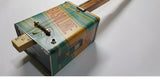 Gasoline 3tpv cigar box guitar Matteacci's Made in Italy