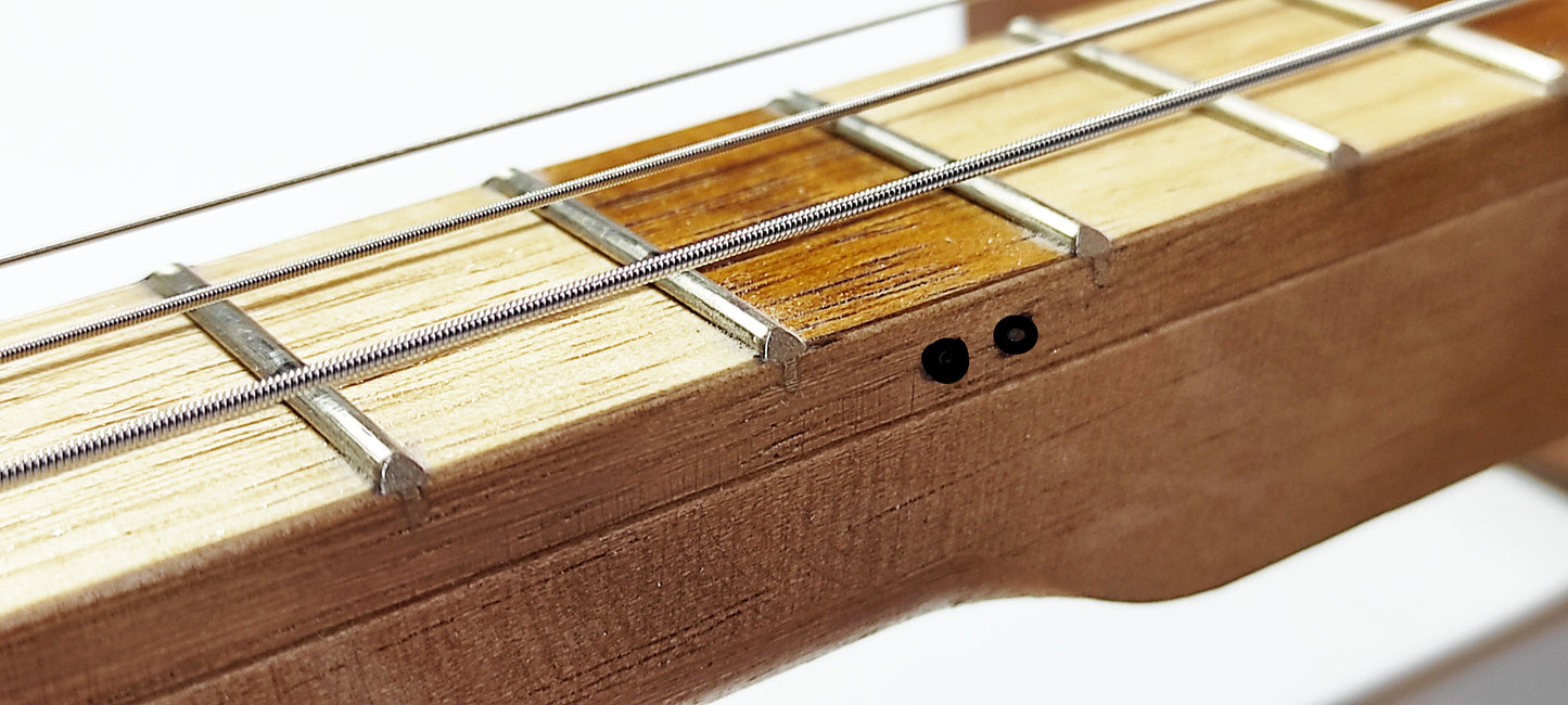 Jack Daniel's 3tpv cigar box guitar Matteacci's Made in Italy