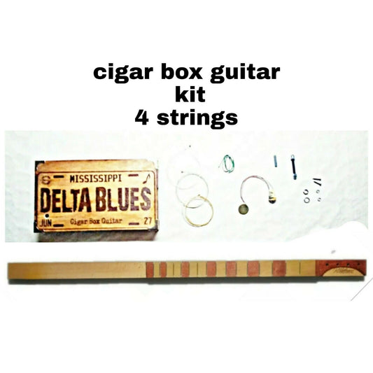Kit montaggio cigar box guitar4 corde Matteacci's Made in Italy