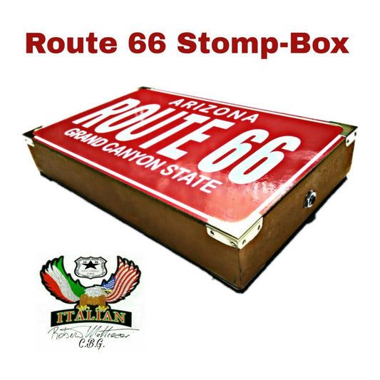 Stomp-Box mod.Route 66 , Rhythm Foot Drum Machine