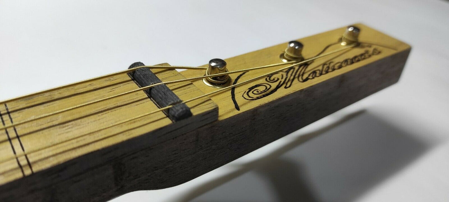 Nashville 3spv cigar box guitar Matteacci's Made in Italy