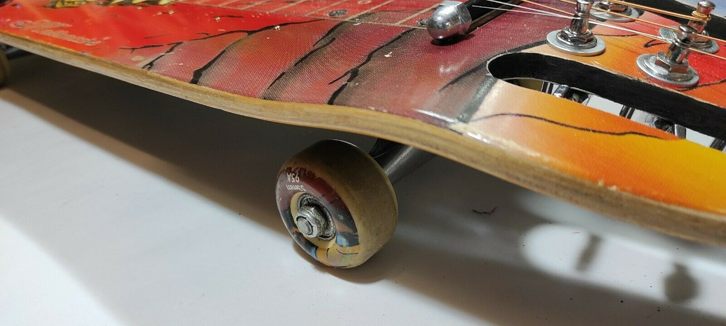 Skateboard lap steel Guitar