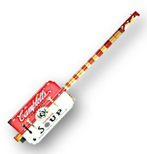 The campbell's 3tpv cigar box guitar Matteacci's Made in Italy