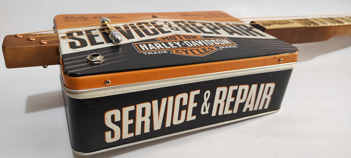 HD Service Repair 3tpv cigar box guitar Matteacci's Made in Italy