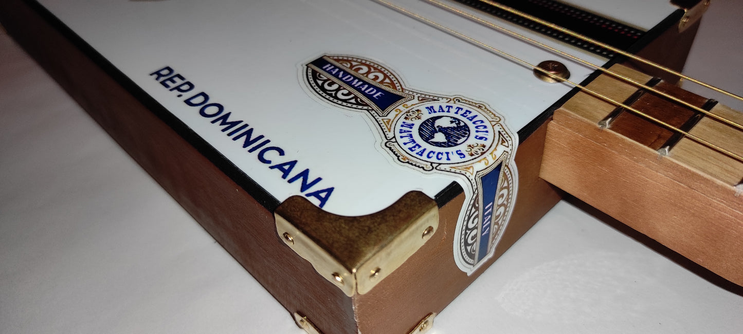 Joya de Caribe 3tpv cigar box guitar Matteacci's Made in Italy