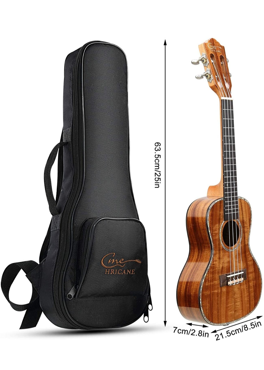 Ukulele, Hricane Concert Ukulele 23 inch