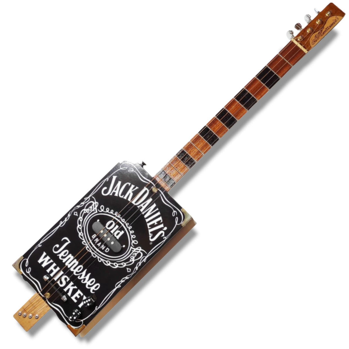 Jack 4tpv-Single coil cigar box guitar Matteacci's Made in Italy