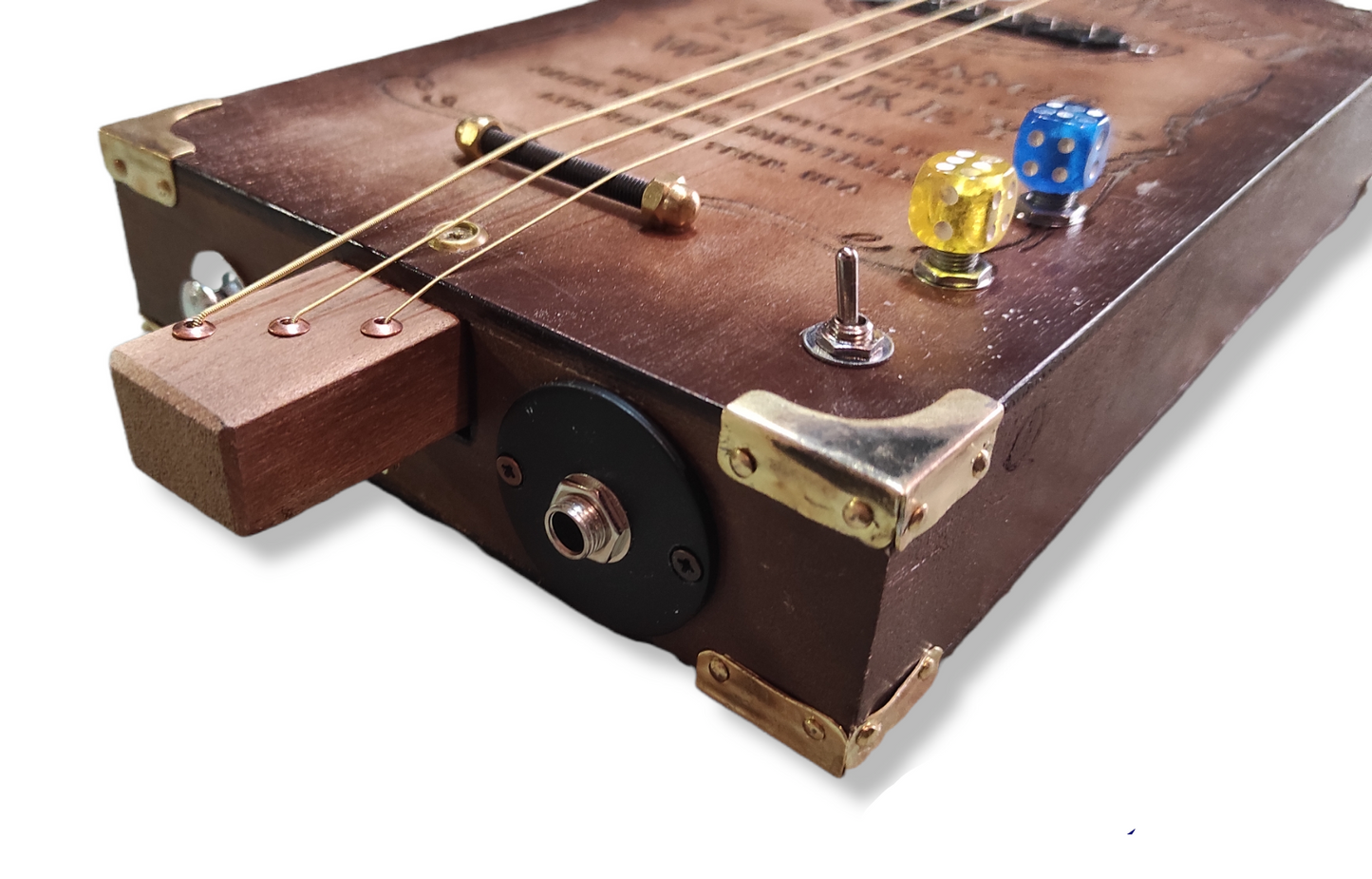 Jack Daniel's 3tpv Special cigar box guitar Matteacci's Made in Italy