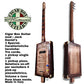 Jack daniel's tribute 3tpv Special cigar box guitar Matteacci's Made in Italy