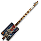 Matteacci's Service Repair blu 3tpv cigar box guitar