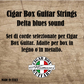 Set corde per Cigar Box Guitar 3 strings, G-D-G tuning