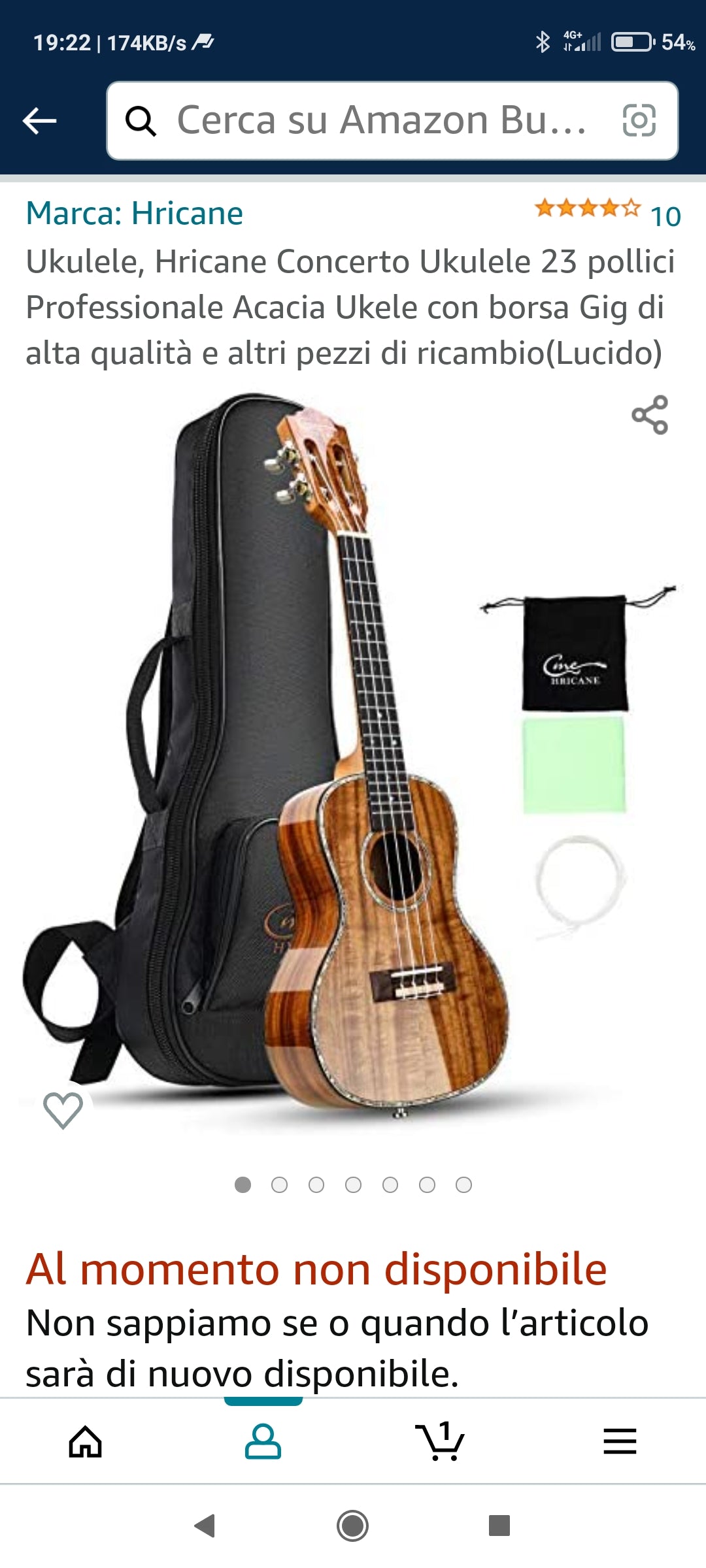 Ukulele, Hricane Concert Ukulele 23 inch