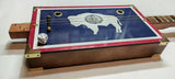 Wyoming State Tribute 3tpv Cigar Box Guitar Matteacci's Made in Italy